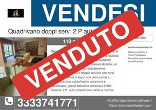 Affare!!!Quadrivano doppi serv. 2 P.auto e cantina. in Vendita